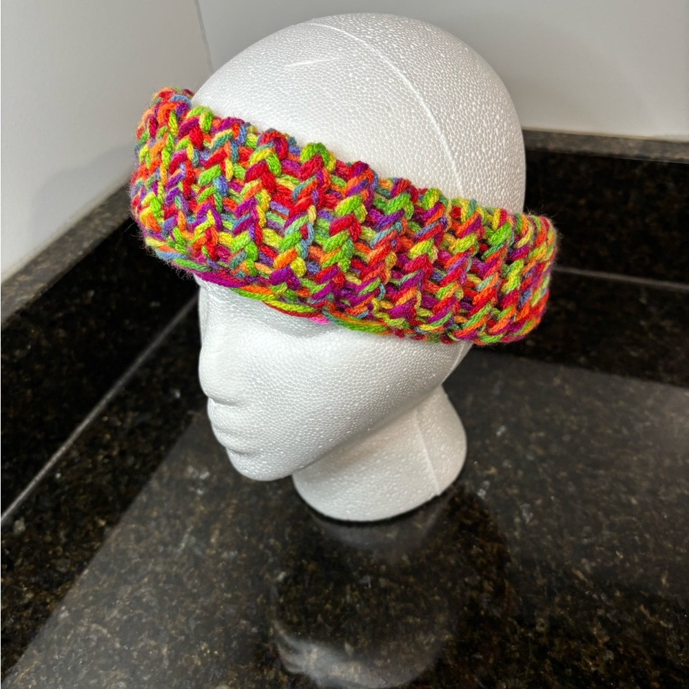 NWOT Colorful Knit Headband/Ear Warmers